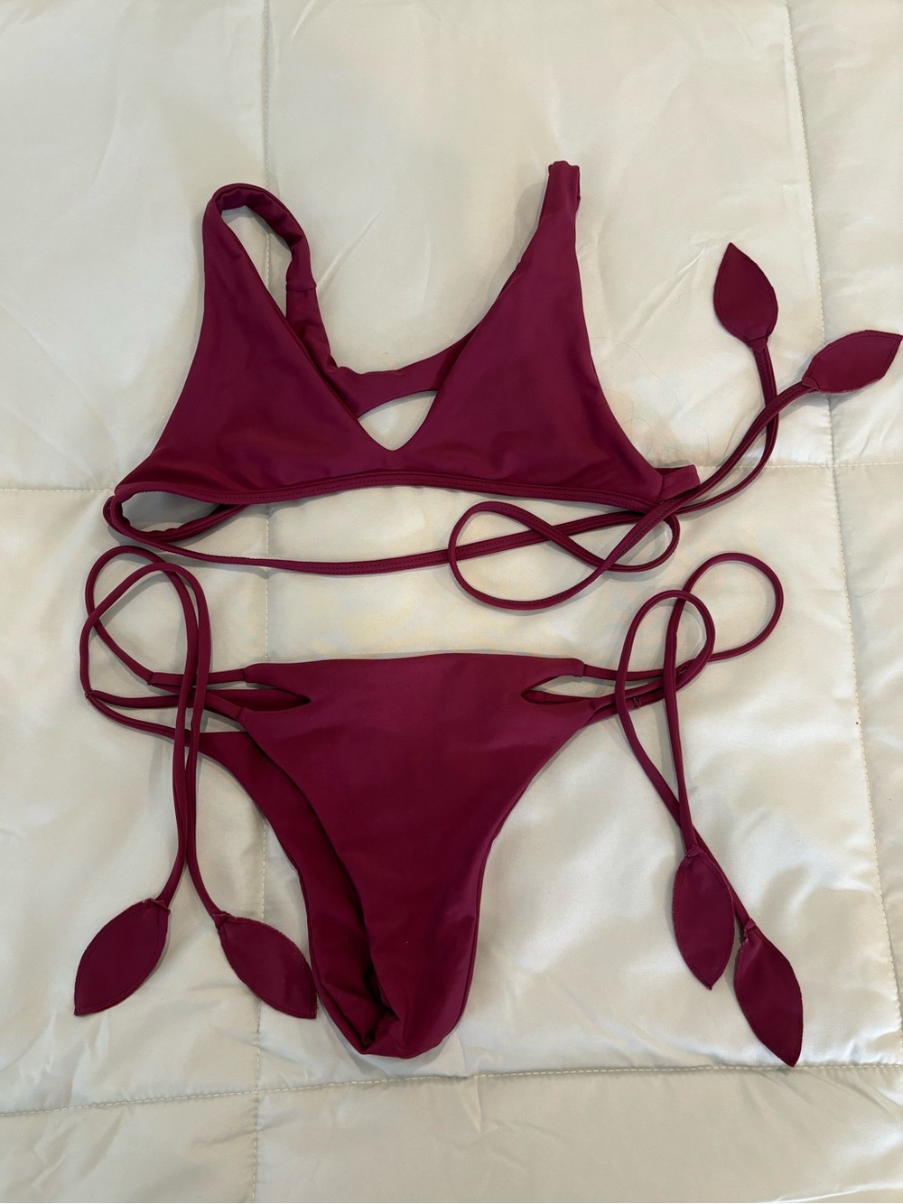 Benoa Bikini Set in Wine